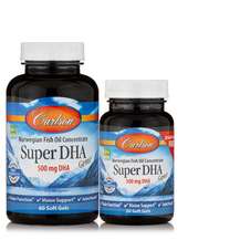 ДГК Super DHA Gems 500 mg Carlson 60 + 20 капсул