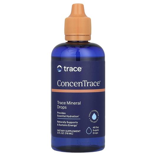 Основное фото товара Минеральные добавки, ConcenTrace Trace Mineral Drops, 118 мл