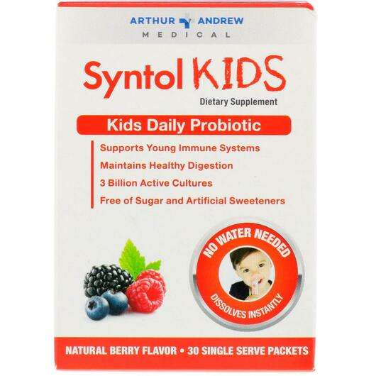 Основное фото товара Arthur Andrew Medical, Пробиотики, Syntol Kids, 30 пакетов