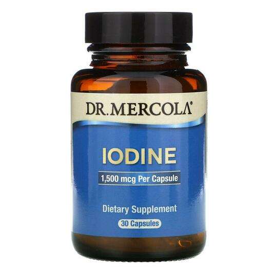 Основное фото товара Dr. Mercola, Йод 15 мг, Iodine 1.5 mg 30, 30 капсул