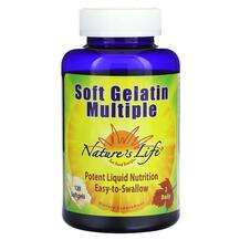 Natures Life, Soft Gelatin Multiple, Желатин, 120 капсул