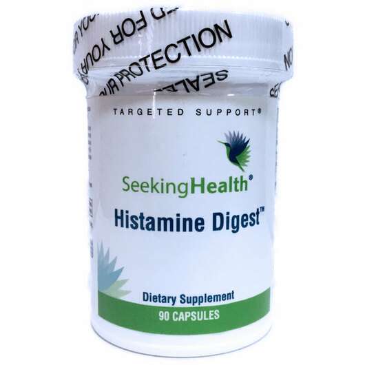 Основне фото товара Seeking Health, Histamine Digest DAO Enzyme, ДАО фермент, 90 к...