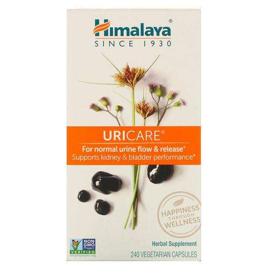 Основне фото товара Himalaya, UriCare, Підтримка рівня сечової кислоти, 240 капсул