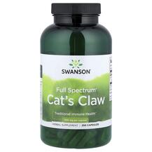 Котячий кіготь Full Spectrum Cat's Claw 500 mg Swanson Котячий кіготь Full Spectrum Cat's Claw 500 mg Swanson