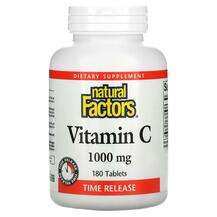 Natural Factors, Vitamin C Time Release 1000 mg, Вітамін C, 18...