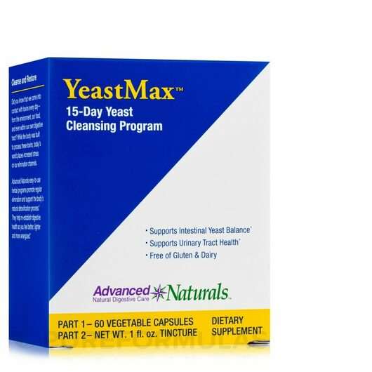 Основное фото товара Advanced Naturals, Средство от паразитов, YeastMax 2-Part Kit,...