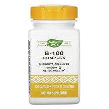Nature's Way, B-100 Complex with B2 Coenzyme, 100 Capsules