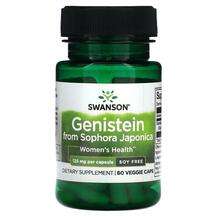 Swanson, Genistein from Sophora Japonica Soy Free 125 mg, 60 V...