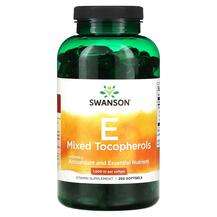 Swanson, Витамин E Токоферолы, Vitamin E Mixed Tocopherols 100...