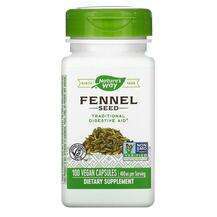 Nature's Way, Fennel Seed 480 mg, 100 Vegetarian Capsules