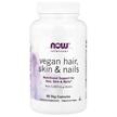 Фото товару NOW, Vegan Hair Skin & Nails, Шкіра нігті волосся, 90 капсул