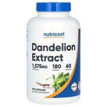 Nutricost, Одуванчик, Dandelion Extract 1575 mg, 180 капсул