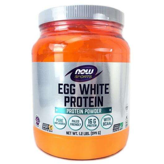 Основное фото товара Now, Яичный протеин, Egg White Protein, 544 г