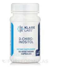 Klaire Labs SFI, Витамин B8 Инозитол, D-Chiro-Inositol, 60 капсул