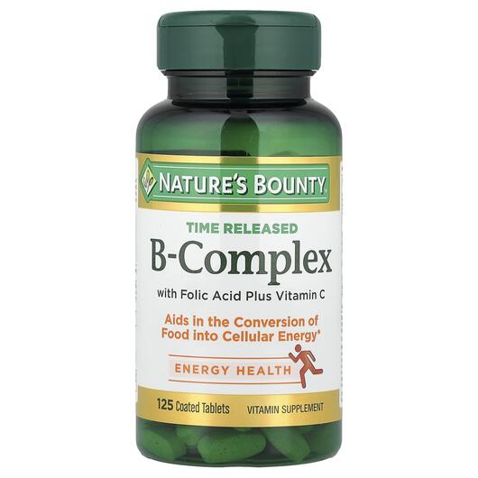 Основне фото товара Nature's Bounty, B-Complex, Комплекс Вітаміну B, 125 таблето
