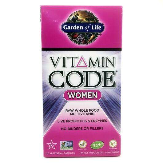 Основне фото товара Garden of Life, Vitamin Code Women, RAW Мультивітаміни для жін...