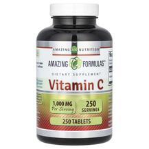 Вітамін C Vitamin C 1000 mg Amazing Nutrition 250 таблеток Вітамін C Vitamin C 1000 mg Amazing Nutrition 250 таблеток