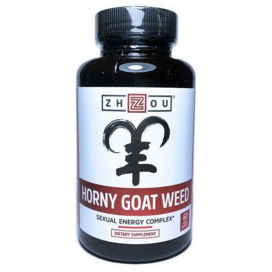 Основне фото товара Zhou Nutrition, Horny Goat Weed Sexual Energy Complex, Горянка...