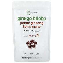 Ginkgo Biloba Panax Ginseng Lion's Mane Гинкго Билоба