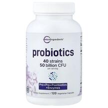 Пробіотики Probiotics Micro Ingredients 120 капсул