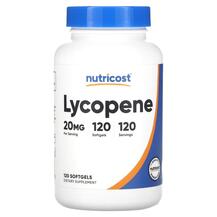 Lycopene 20 mg Ликопин Nutricost 120 капсул