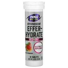 Sports Effer-Hydrate Orange Strawberry 10 Tablets 1 NOW