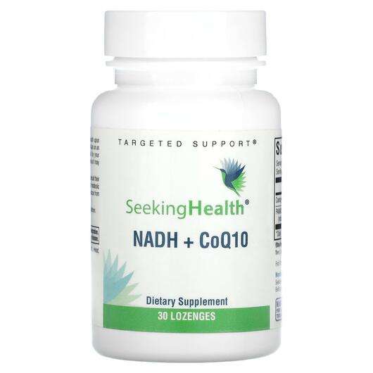 Основное фото товара Seeking Health, НАДН кофермент, NADH + CoQ10, 30 таблеток