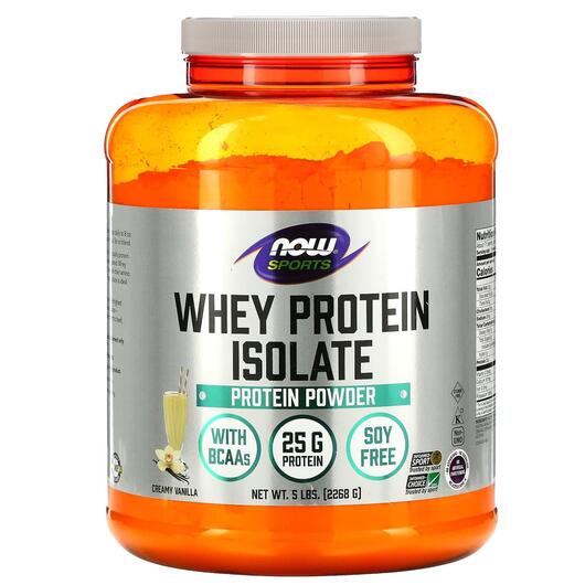 Основное фото товара Протеин, Sports Whey Protein Isolate Creamy Vanilla ., 2268 г