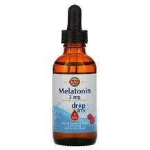 KAL, Melatonin Natural Raspberry Flavor 3 mg, 55 ml