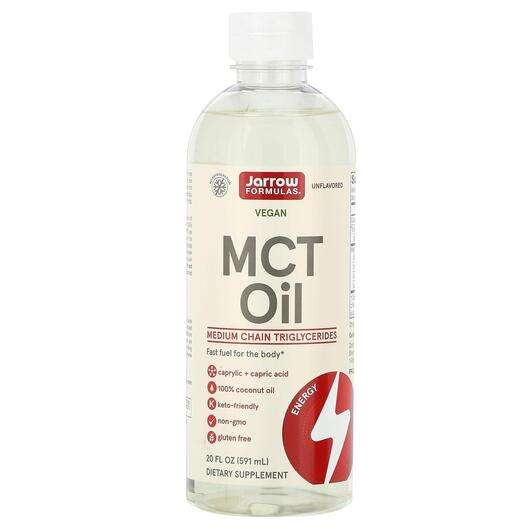 Основне фото товара Jarrow Formulas, MCT Oil, Масло MCT, 591 мл