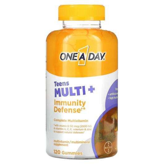 Основне фото товара One-A-Day, Teens Multi + Immunity Defense, Мультивітаміни для ...