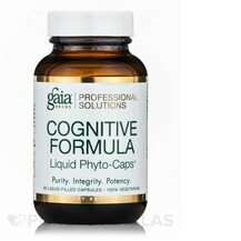 Gaia Herbs, Поддержка мозга, Cognitive Formula, 60 Liquid капсул
