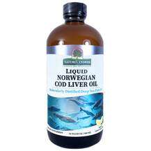 Nature's Answer, Liquid Norwegian Cod Liver Oil, Омега-3 з печ...