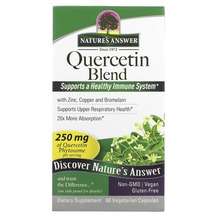 Nature's Answer, Кверцетин 250 мг, Quercetin Blend 250 mg, 60 ...