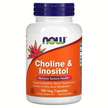 Фото товару Now, Choline & Inositol, Холін і Інозитол 500 мг, 100 капсул