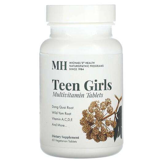 Основне фото товара MH, Teen Girls Multivitamin, Мультивітаміни для підлітків, 60 ...