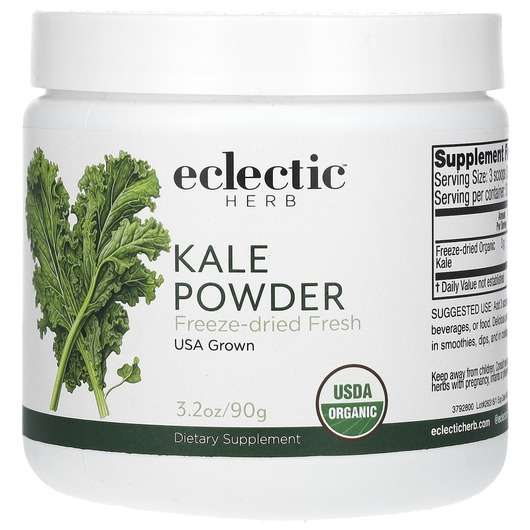 Основне фото товара Eclectic Herb, Kale, Капуста Кале, 90 г