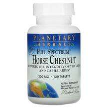 Planetary Herbals, Full Spectrum Horse Chestnut 300 mg, Конськ...