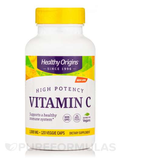Основное фото товара Healthy Origins, Витамин C, Vitamin C 1000 mg, 120 капсул