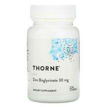 Thorne, Zinc Bisglycinate 30 mg, 60 Capsules
