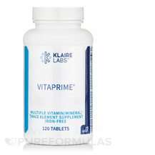 Klaire Labs SFI, VitaPrime Iron-Free, Залізо, 120 таблеток