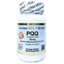 California Gold Nutrition, PQQ 20 mg, 30 Veggie Softgels