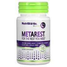 NutriBiotic, Sleep MetaRest, 60 Capsules
