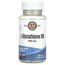 KAL, L-Glutathione SR 500 mg, L-Глутатіон, 30 капсул