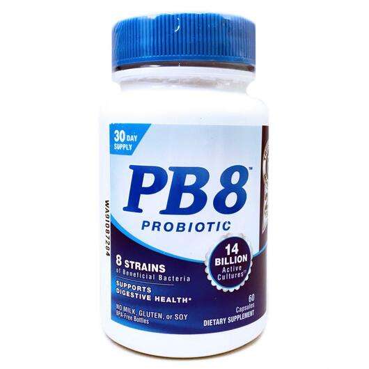 Основне фото товара Nutrition Now, PB8 Probiotic 60, PB8 Пробиотик, 60 капсул