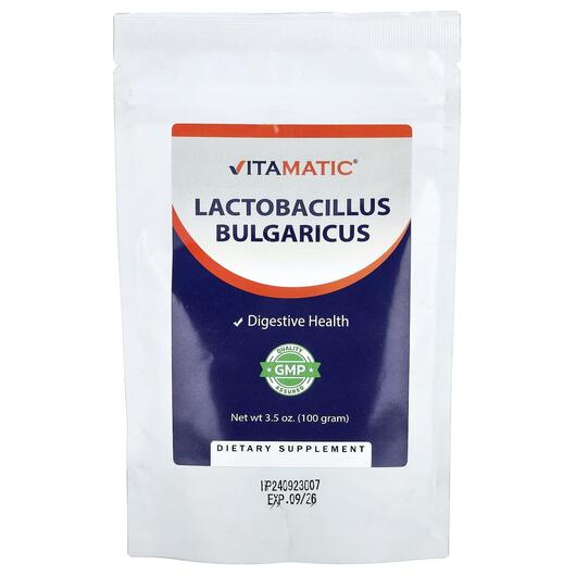Основное фото товара Vitamatic, Лактобактерии, Lactobacillus Bulgaricus, 100 г