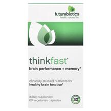 ThinkFast Поддержка памяти и внимания Future Biotics ThinkFast Поддержка памяти и внимания Future Biotics