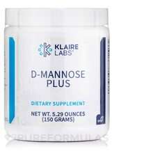 Klaire Labs SFI, Д-манноза, D-Mannose Plus Powder, 150 г