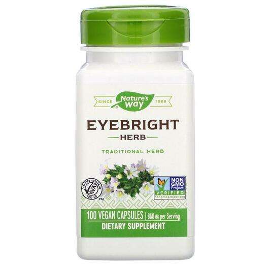 Фото товара Eyebright Herb 430 mg 100 Veg. Capsules