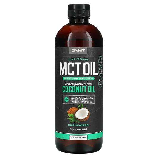Основное фото товара Onnit, МСТ Масло, MCT Oil Unflavored, 709 мл